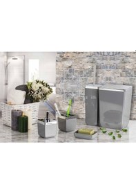 Resim Toskana Banyo Seti/gri Siyah 