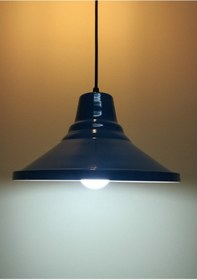 Resim Riolight Retro Mavi Içi Beyaz Metal Sarkıt (538295114) 