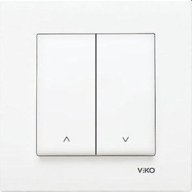 Resim Viko Karre Beyaz Jaluzi Kumanda Anahtarı Çerçeveli- 90967016 