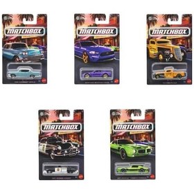 Resim Matchbox Classic Muscle Cars 5'li Set Ggf12986j Renkli 