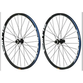 Resim Shimano Wh-mt15 Ön/arka 26''jant Seti Siyah Qr-mandal Centerlock Disk Kaset Dişli Jant Seti 