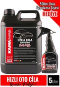 Resim AUTOKAMA Hızlı Cila Seramik 5lt 500ml Dolu Uygulama Şişesi Ile 