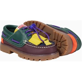 Resim Bobo Choses x Camper Compas Nautic Çocuk, Deri Tasarım Tekne Ayakkabısı 