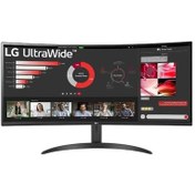 Resim LG 34 inc 34WR50QC-B VA 5MS 100HZ 2XHDMI DP QHD 3440X1440 FREESYNC CURVED VESA SIYAH 