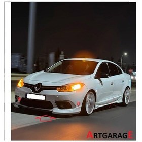 Resim Renault Fluence 2013-2016 Ön Tampon Eki-fiberglass-boyasız 