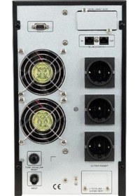 Resim Makelsan Powerpack SE Serisi 2 KVA 4 x 9 AH Online UPS Güç Kaynağı Siyah 