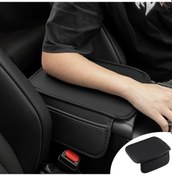 Resim Dashanshop Siyah 1 Adet Uzatmalı Pu Deri Kolçak Kılıfı, Cep Depolama Çantası Konforlu Konsol Koruyucu 