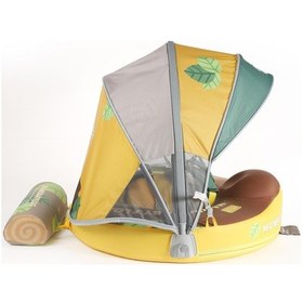 Resim Mambobaby Yüzme Simidi - Tembel Hayvan, Emniyetli, Gölgelikli Ve Ayak Destekli 