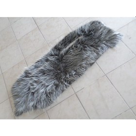 Resim Fiat Fiorino Uyumlu Torpido Örtüsü Peluş Kumaş Siyah Gri 