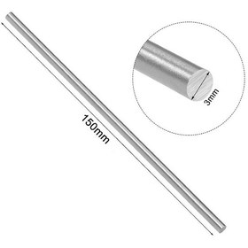 Resim 3mm X 150mm Metal Mil Çelik Çubuk Aks Oyuncak Rc Araba Robot Mode 