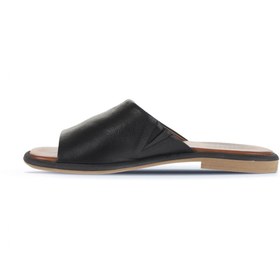 Resim Bueno Shoes Siyah Deri Kadın Düz Terlik 01wa3602 