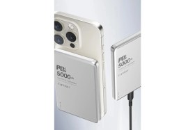 Resim Earldom PD53 5.000 mAh 15W Kablosuz + 20W Type-C PD Powerbank | MagSafe Uyumlu, Gümüş 