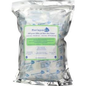 Resim Marispacks 500 G x 2 Adet Silikajel Nem Alıcı Paket (Nonwoven, Metalize Doypack Ambalajda) 
