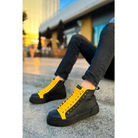 Resim Chekich CH167 - Gst Blazer Erkek Bot Sıyah - Sarı 