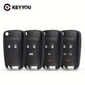 Resim Opel Vauxhall Insignia Astra Mokka için KEYYOU Flip Uzaktan Kumandalı Araba Anahtarı Kılıfı Buick HU100 Blade 