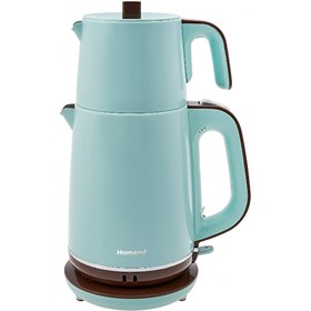 Resim Vintage Royaltea 1736H 1.9 L Inox Yeşil Çay Makinesi 