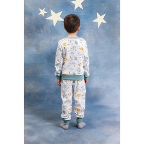 Resim Perendi Erkek Çocuk %100 Pamuk Pijama Takımı 