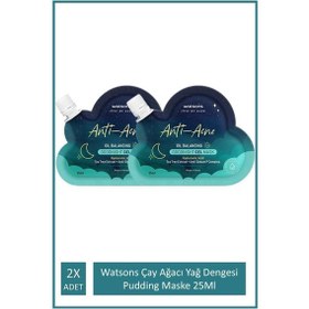 Resim Watsons Çay Ağacı Yağ Dengesi Pudding Maske 25ml 2x 