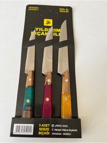 Resim Yıldırım Çeyiz bıçağı seti Yatağan bıçağı set 