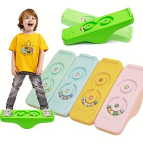 Resim Çocuklar için Denge Tahtası, Duyusal Eğitim Oyuncak, Koordinasyon ve Odaklanma Geliştirme Salıncağı, Çocuk Hediyesi 