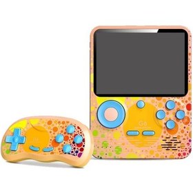 Resim Mini Taşınabilir Oyun Konsolu 3.5 İnç Ekran Çift Konsol Adet Retro Oyun Powerbank Özellikli 