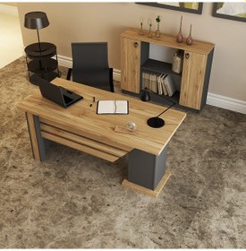 Resim KALENDER DEKOR OPHİRA-1-4 OFİS BÜRO MASASI TAKIMI OPH04 