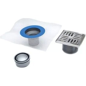 Resim Sukar Line-10 15X15 Cm Çelik Çerçeveli Süzgeç Q 50 Alt Çıkış 