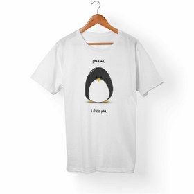 Resim Alfa Tshirt Penguen Baskılı Çocuk Beyaz Tişört 