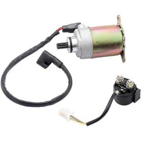 Resim Gy6 150cc Scooter, 125cc Atv Moped, Dört Tekerlekli Araç İçin Marş Motoru 