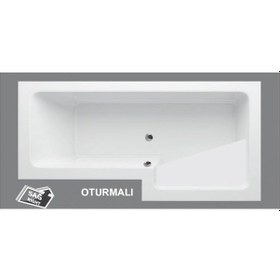 Resim Shower Lucky Özel Oturmalı Küvet 70X85X170 CM 