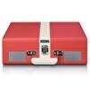 Resim Lenco TT-110RDWH Dahili Hoparlörlü Bluetoothlu Çantalı Kırmızı Pikap 