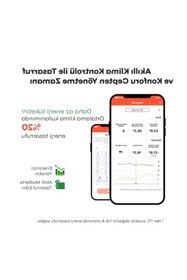 Resim markentegra Wi-Fi Bağlantılı Akıllı Oda Termostatı, Mobil Uygulama ile Kontrol Edin 