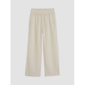 Resim LC Waikiki Lcw Kids Ekru Wideleg Kız Çocuk Pantolon 