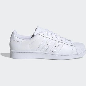 Resim Adidas B27136 Superstar Beyaz-Beyaz Erkek Spor Ayakkabı 