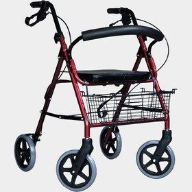 Resim Rolatör Alüminyum Denge Destekli Yürüteç 