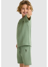 Resim U.s. Polo Assn. Erkek Çocuk Çağla Pijama Takım 50327343-vr016 Cagla 