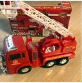 Resim Çarp Dön Pilli İtfaiye Işıklı Sirenli Oyuncak Itfaiye Arabası Vin 
