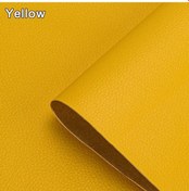 Resim Kendinden Deri İçin Onarım Yama Bant Ev Dıy Fix Kanepe Moto Araba Koltuğu Yellow 50cm X 138cm 