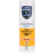 Resim Celenes By Sweden Herbal Dry Touch Spf50+ Mat Bitişli Renkli Güneş Kremi 50 ml 