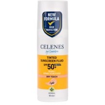 Resim Celenes By Sweden Herbal Dry Touch Spf50+ Mat Bitişli Renkli Güneş Kremi 50 ml 