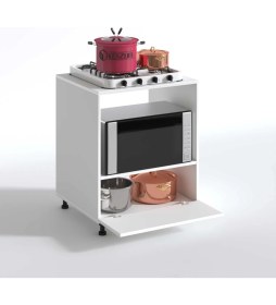 Resim Kenzlife ocak dolabı bennu byz 85x70x60 XLARGE kapaklı hazır mutfak klasik setüstü ocak için sabit tabla 