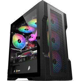 Resim 1st Player Trılobıte T3 Siyah 600W 80+ Argb 4X12CM Fan Temperli Cam Mesh USB 3.0 M-Atx Kasa 