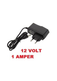 Resim Mini Uydu Alıcısı Cihazı Adaptörü Şarj Cihazı 12 Volt 1 Amper 