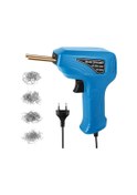 Resim Youtek Plastik Tampon Tamir Makinesi 100w Kaynak Torchu - Bakır Klips, Led Işıklı, 4 Tip Çiviyle - Mavi, Avrupa Standartı 220v 