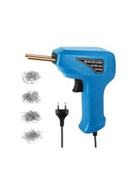 Resim Youtek Plastik Tampon Tamir Makinesi 100w Kaynak Torchu - Bakır Klips, Led Işıklı, 4 Tip Çiviyle - Mavi, Avrupa Standartı 220v 