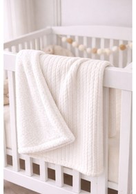 Resim Wellsoft Bebek Battaniyesi Beyaz 