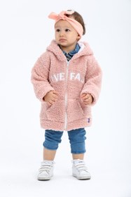 Resim Çocuk Welsoft Kapüşonlu Bebek Polar Sweatshirt Çocuk Fermuarlı Kapüşonlu Hırka 