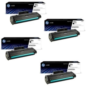Resim HP W1106a Laser Mfp 137fwg 4'lü Orjinal Yazıcı Toneri 4*1,000 Sayfa 