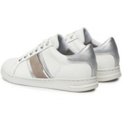 Resim Geox Kadın Beyaz Jaysen Bağcıklı Deri Sneaker D361be085nfc0007 