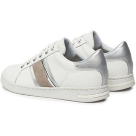 Resim Geox Kadın Beyaz Jaysen Bağcıklı Deri Sneaker D361be085nfc0007 